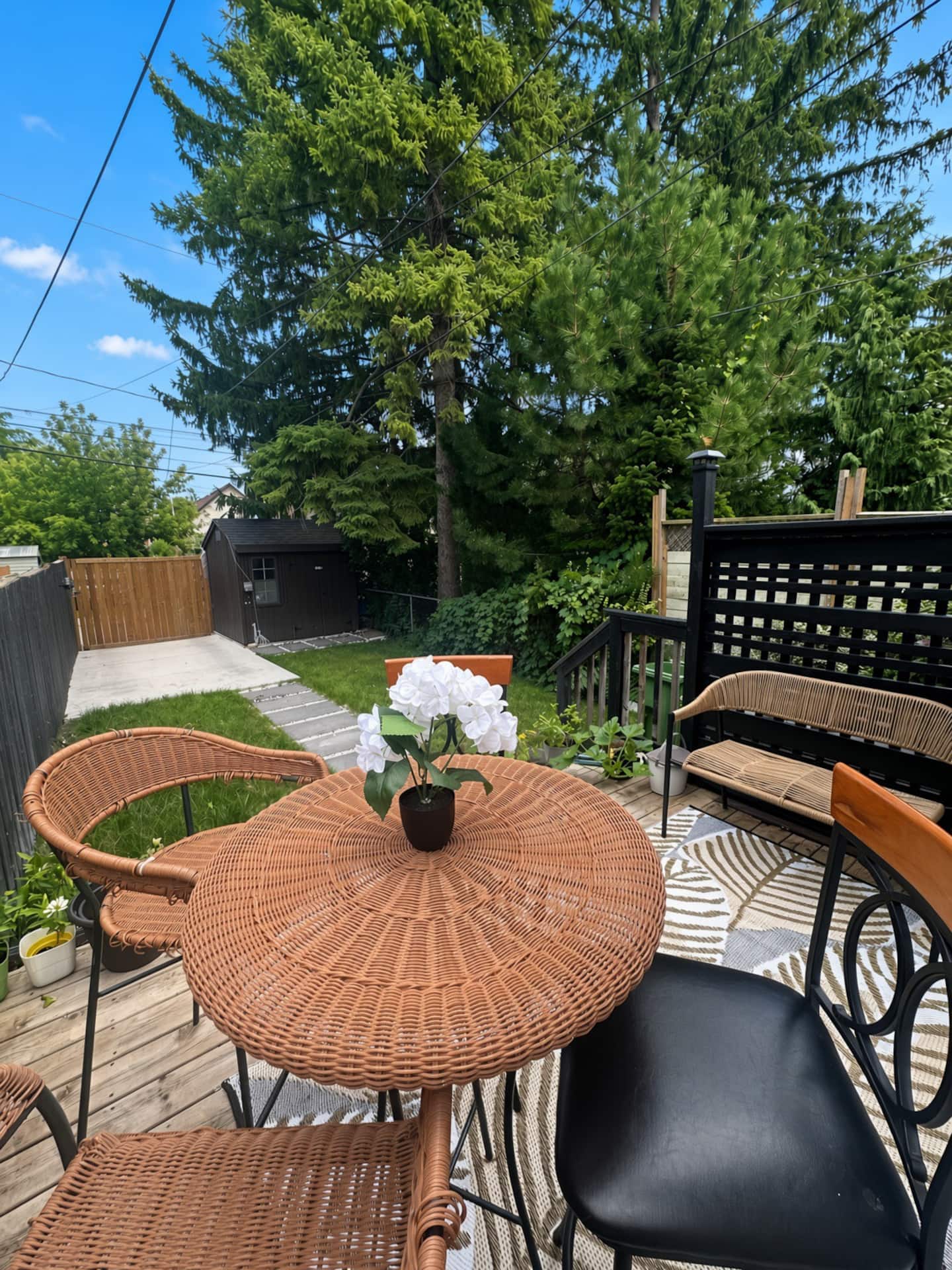 The Argyle House – backyard patio